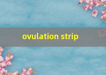  ovulation strip